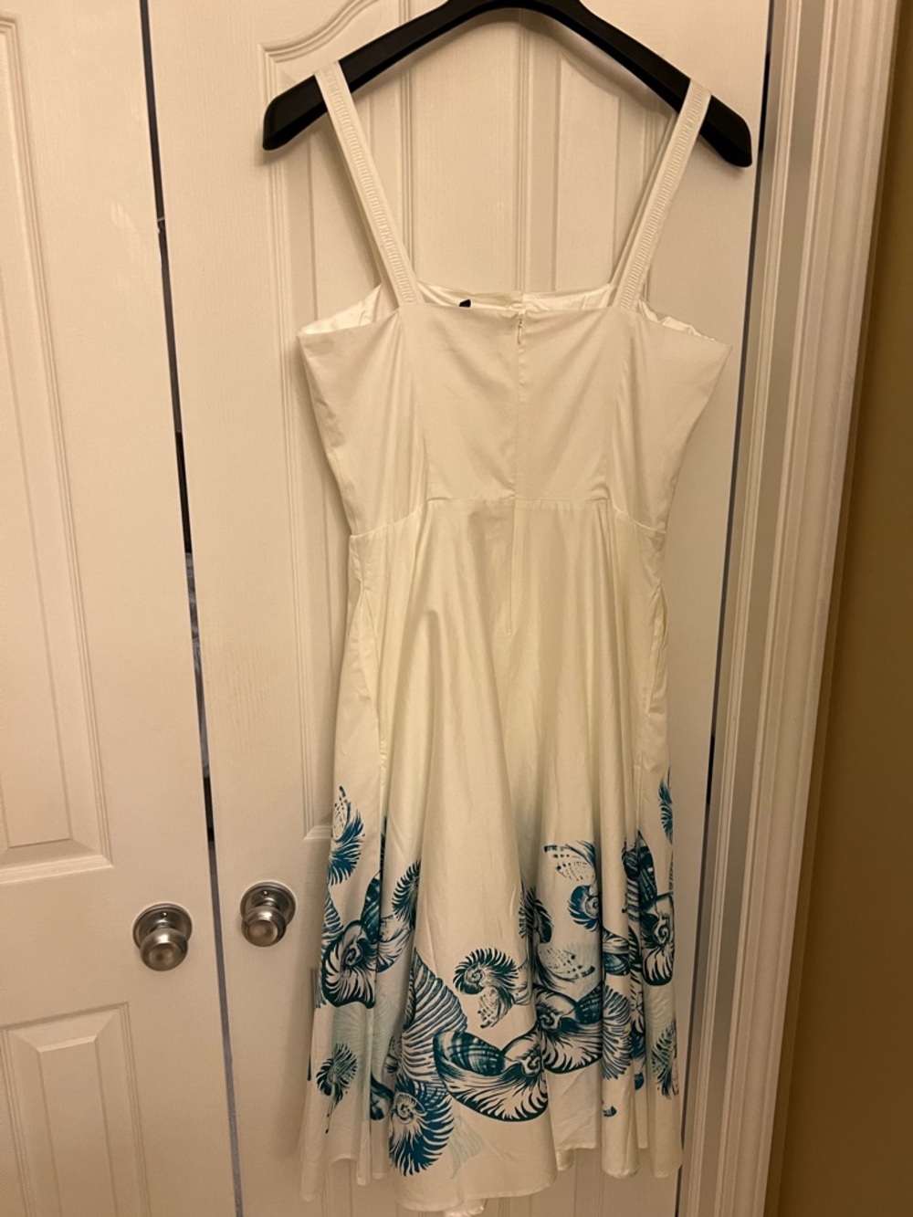 White House Black Market White Midi Sundress - Picture 7 of 7